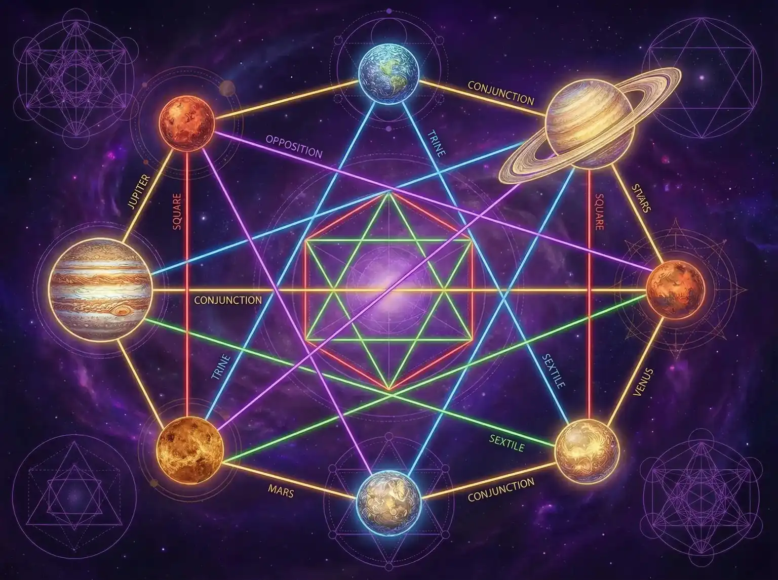 行星相位解读 - 江政怡 | 占星学进阶